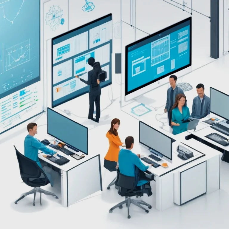 BizSystemHub software development team working